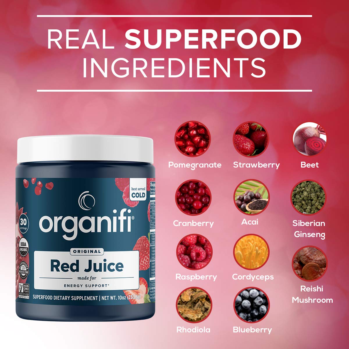 美国直邮Organifi Power Box Organic Vegan Immunity超级食品粉-图1