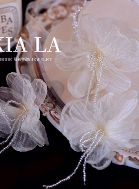 夏拉串珠纱质女原创颈链