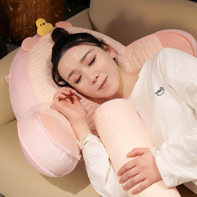 卡皮巴拉乳胶床头靠垫软包护腰靠背床上枕头大靠枕孕妇沙发抱枕,淘宝优惠券,粉丝福利购,淘宝优惠卷