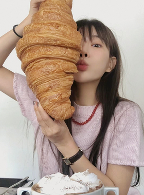 女士简约红色项链饰品百搭时髦