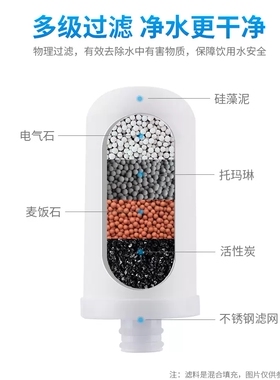 净恩JN15水龙头净水器芯自来水过滤器硅藻泥陶瓷滤芯jn16jn26通用