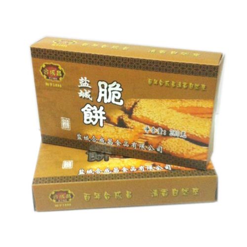 盐城特产大冈脆饼百年老字号薄饼不错小吃酥脆好吃甜而不腻 - 图0