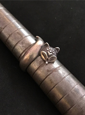 原创中国风戒指女士做旧复古手工