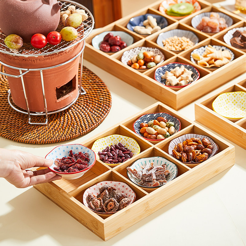 陶瓷分格酱油酱料碟家用调味碟创意日式点心小吃小菜碟子调料碗,淘宝优惠券,粉丝福利购,淘宝优惠卷