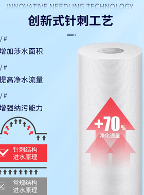10寸pp棉滤芯通家用十寸前置纯净饮水机活性炭 净水器过滤器滤芯