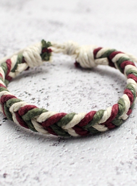 棉麻民族风首饰品饰品情侣手链