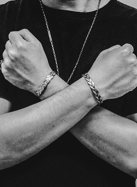 欧美风潮男钛钢个性韩版百搭首饰