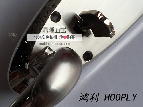 鸿利锁HOOPLY不锈钢门C级锁芯天地锁大门防盗门锁大把手拉手锁体 - 图2