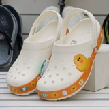 Crocs, нескользящие пляжные мюли, семейный стиль, подходят для носки на улице