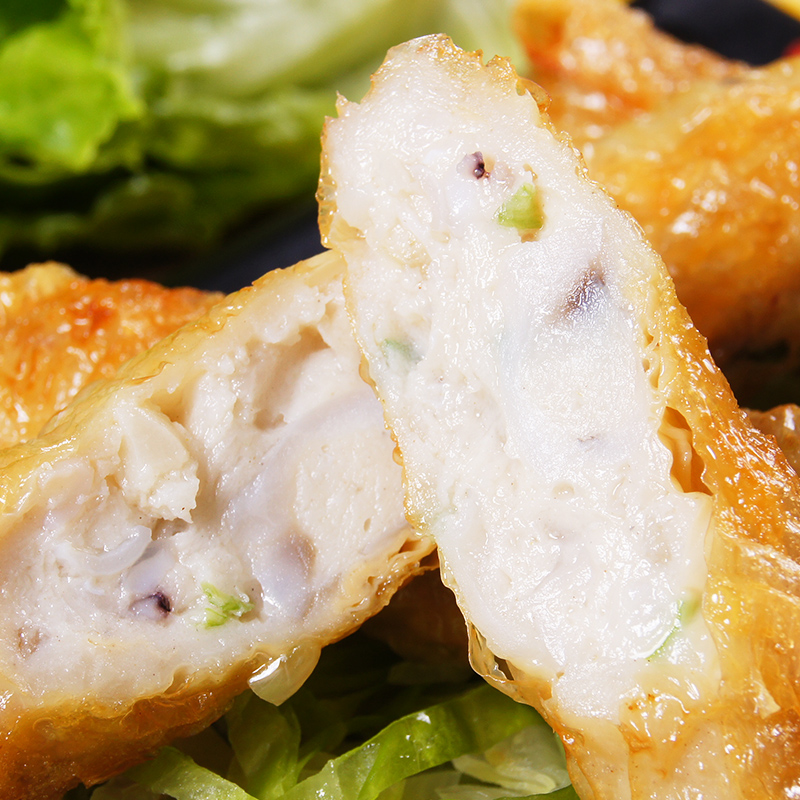 酒店半成品冷冻食材商用手工腐皮府城虾卷乡厨宴席特色菜台湾小吃 - 图2