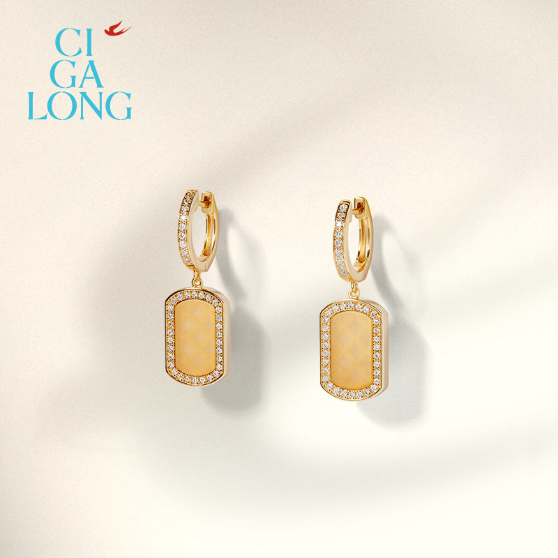 CIGALONG龙梓嘉平安无事金丝玉项链耳钉戒指新品系列新中式珠宝,淘宝优惠券,粉丝福利购,淘宝优惠卷