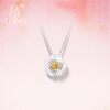 CIGALONG Iced Green Camellia Necklace