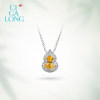 CIGALONG treasure gourd citrine necklace