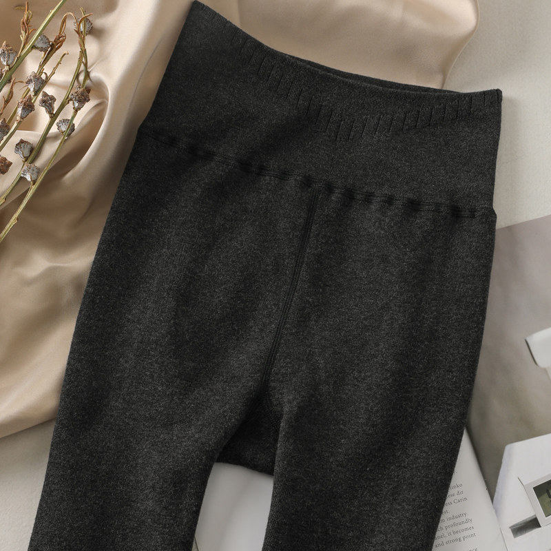 加绒加厚棉质打底裤外穿秋冬季黑 衣歆打底裤