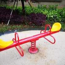 Kindergarten Outdoor Community Park Children Rocking Horse Outdoor Pleasure Facilities Double Spring Stilts Shake Io