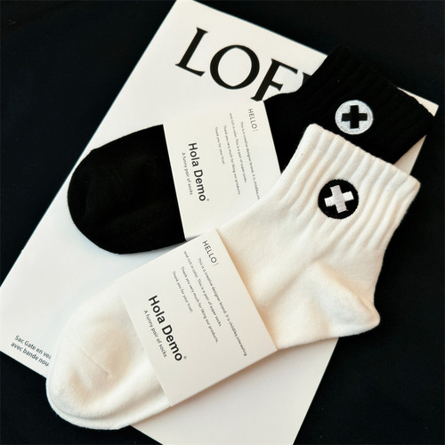 吉良先生 男士短袜纯棉夏季薄款袜子男船袜吸汗防臭男袜潮ins女袜 - 图0