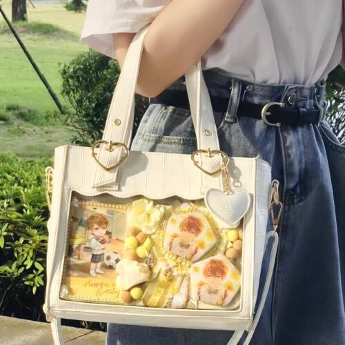 原创花边日系谷子吧唧徽章周边二次元JK制服少女包单肩包娃包痛包 - 图0