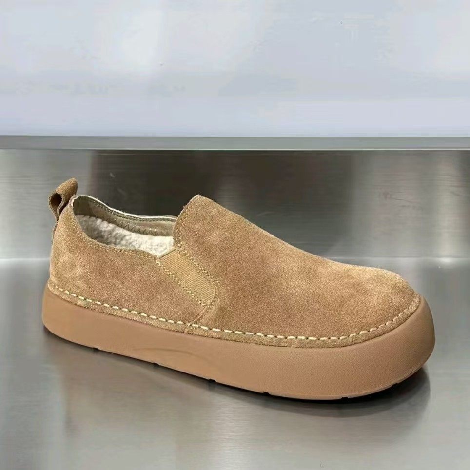 欧洲站皮面男皮鞋冬季一脚蹬豆豆乐福鞋软皮板鞋单棉同款休闲男鞋,淘宝优惠券,粉丝福利购,淘宝优惠卷