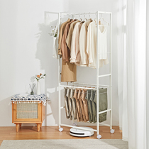 Cloakerrack hanger floor bedroom minimalist fashion Versatile Clothing Shop Eurostyle Shelf Removable Metal Pants Shelf