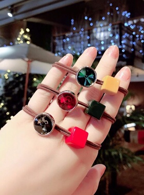 头绳发绳扎头发韩版天鹅弹力马尾
