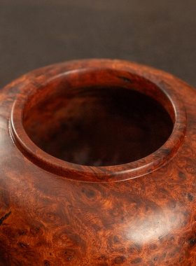 二十世纪瘿木一木整挖水盂