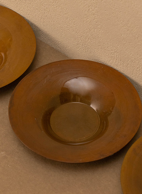 尚美堂圆形铜杯托（五客）