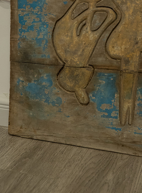 清代松鹤轩文房匾老物件收藏品文玩古董真品书房中式装饰牌匾挂匾