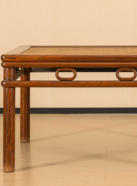 黄花梨圆包圆单圈卡子花大禅凳