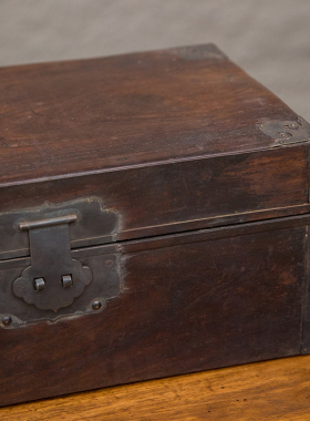 清代黄花梨文房箱文房雅器