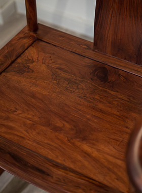 夔龙海南黄花梨圈椅中式