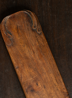 海南黄花梨云纹臂搁摆件