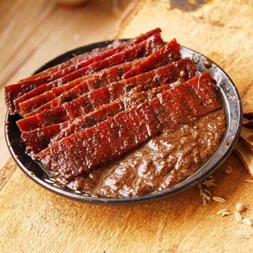 1件包邮 吴常昌玉林牛巴2/4/6罐礼盒装 风味牛肉干休闲零食特产 - 图2