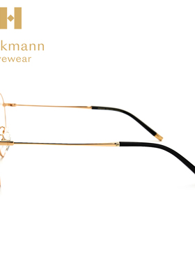 hickmann眼镜复古圆形