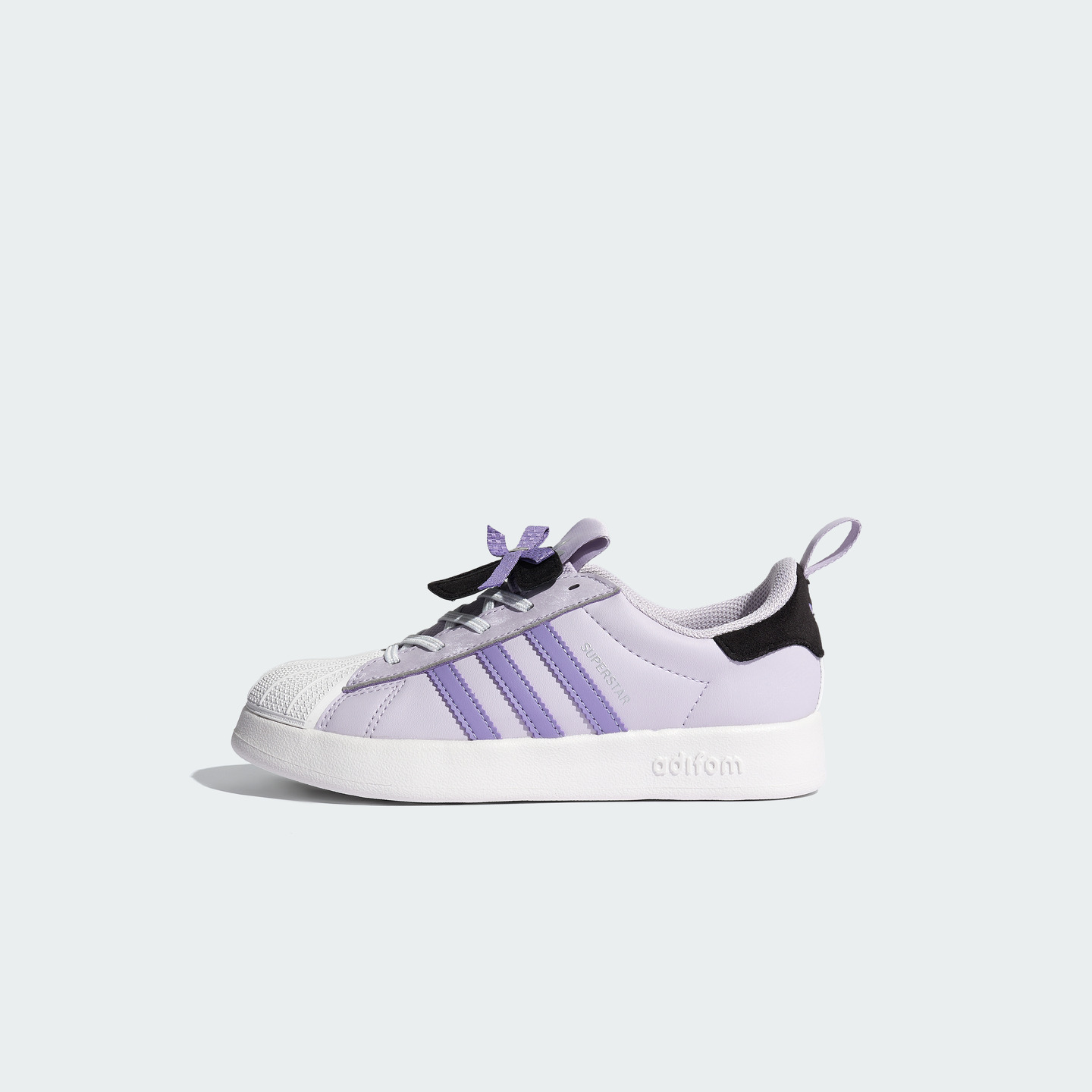 小童adiFOM SUPERSTAR 360一脚蹬贝壳头板鞋adidas阿迪达斯三叶草 - 图0