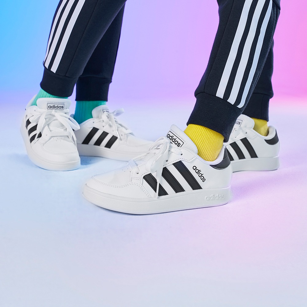 BREAKNET运动童鞋运动板鞋子小白鞋男女儿童adidas阿迪达斯 - 图1