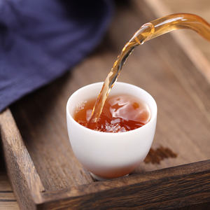 安化黑茶旗舰店湖南特产官方正品渠江薄片铁色商务茶叶礼盒装一级