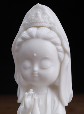 汽车摆件创意陶瓷佛像观音菩萨