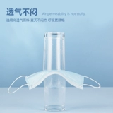 Белая одноразовая летняя тонкая дышащая медицинская маска