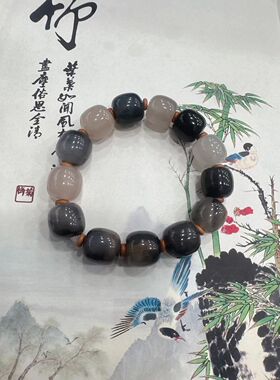 玉阅珠宝情侣金丝玉天然手链