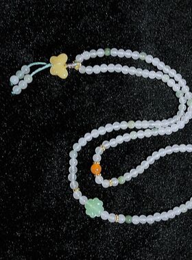 天山翠三圈手串女款高级感