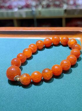 天然玛瑙手串女款冰裂纹