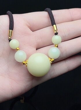 夜光石项链女款简约毛衣链