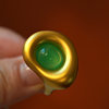 A good instrument (ornament), the Dune Jadeite design ring is full of personality and does not follow the crowd. The women's model is inlaid with heavy gold.