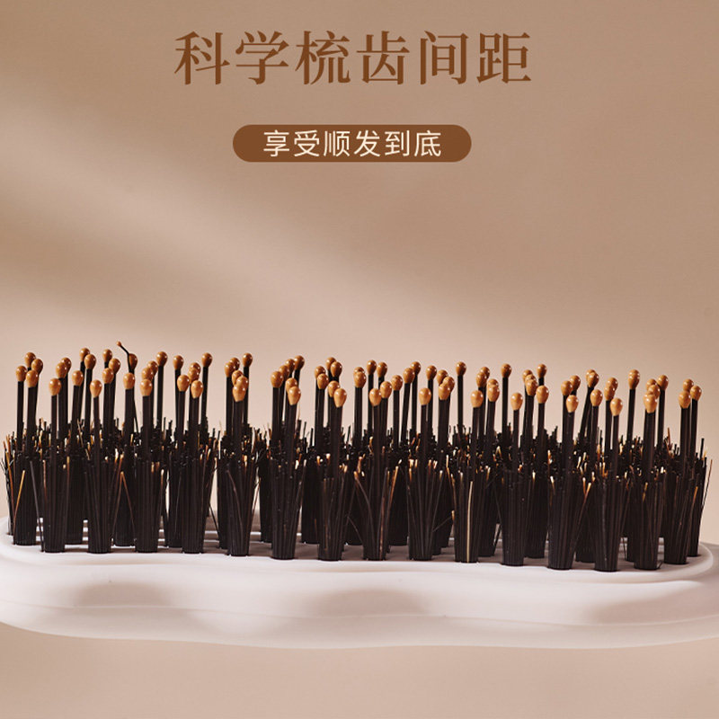 可折叠猪鬃毛梳发顶蓬松神器刘海造型迷你旅行发缝梳便携密齿梳子,淘宝优惠券,粉丝福利购,淘宝优惠卷