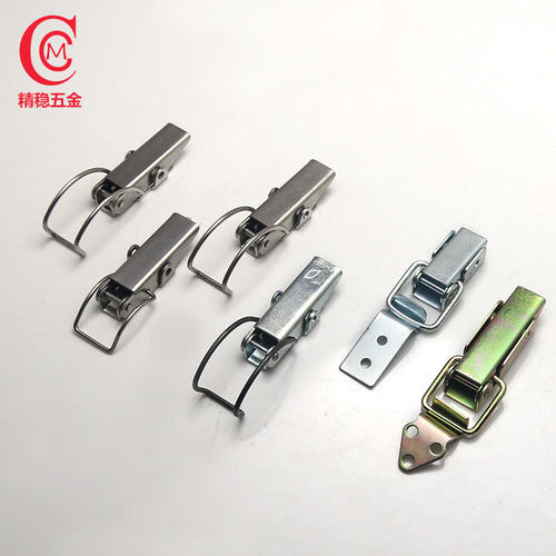 精稳五金 包装箱锁扣箱包长形木箱搭扣五金长线圈工业搭扣 - 图0