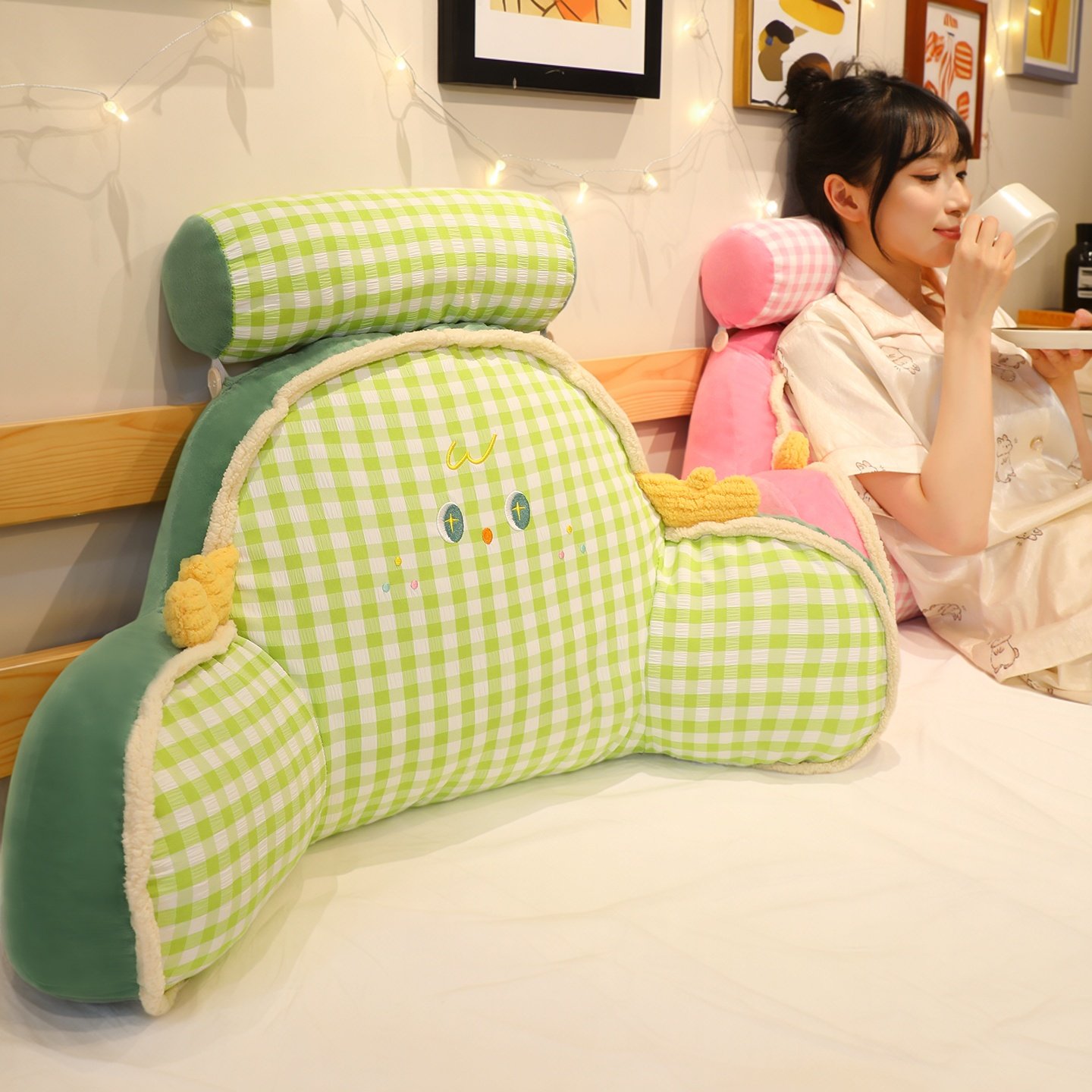 床头靠垫软包护腰靠枕大靠背孕妇沙发座椅抱枕宿舍床上看书枕头新,淘宝优惠券,粉丝福利购,淘宝优惠卷