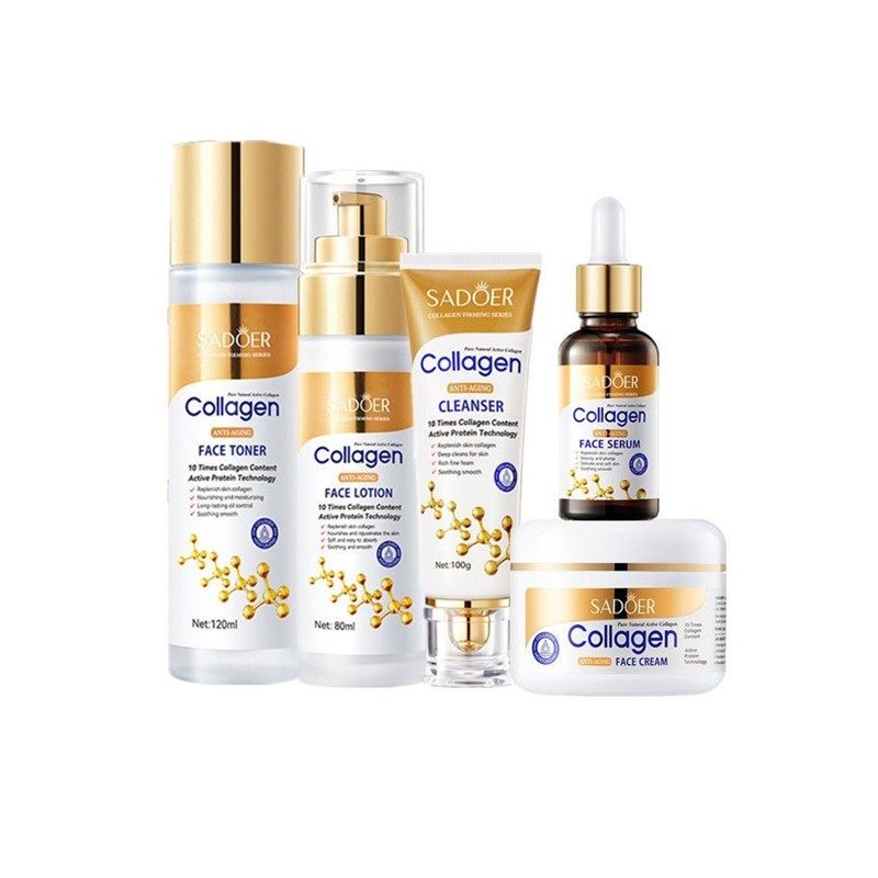 跨境正品骨胶原护肤品套装眼霜洗面奶爽肤水乳液化妆品精华液面霜,淘宝优惠券,粉丝福利购,淘宝优惠卷