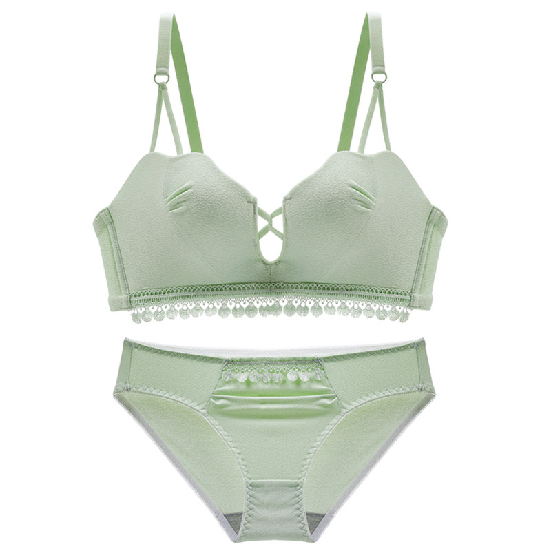 性感女交叉美胸小胸文胸套装胸罩 恋茜柔文胸