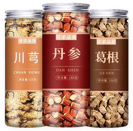 丹参葛根川芎组合新鲜中药材野生正品打通血管泡水茶包川穹乳香粉 - 图3