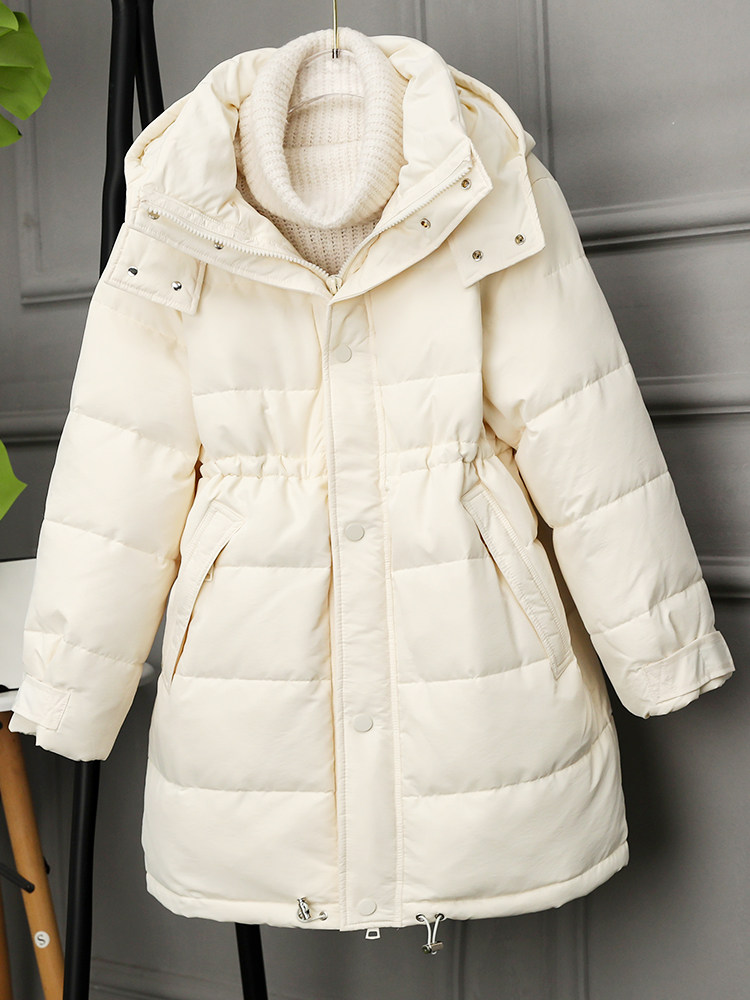 反季特卖2020年新款女中长款白鸭绒 xzu羽绒服